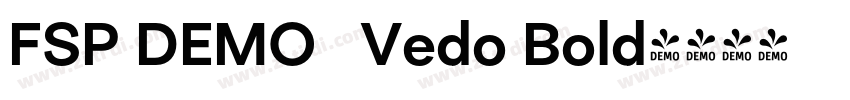 FSP DEMO   Vedo Bold字体转换